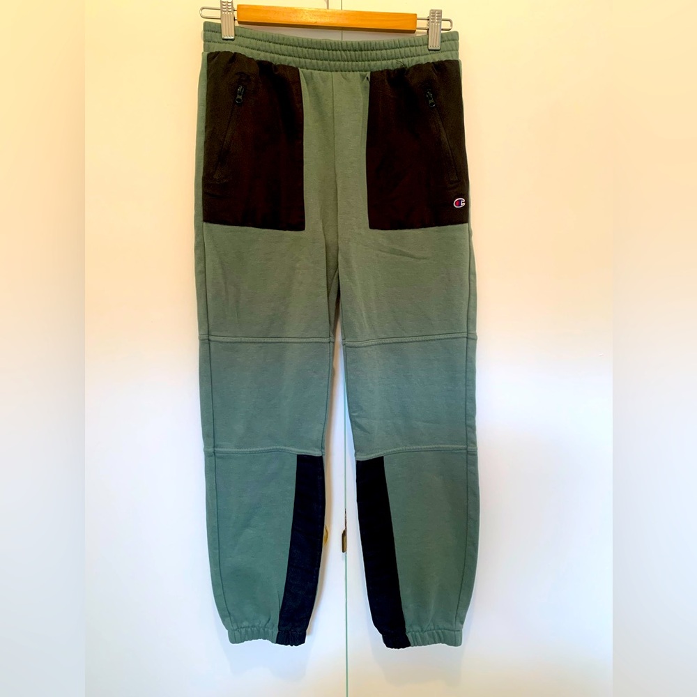 EUC! Champion Kids' Green and Black Joggers